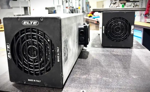 Vreteno ELTE 14,5 kW v dielni PSW, záber 2 z 2